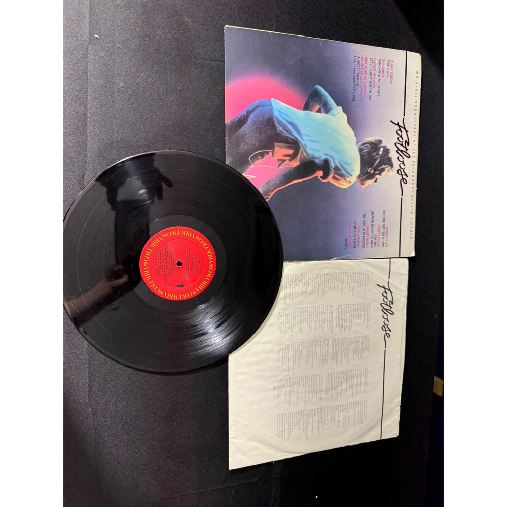Columbia Footloose Soundtrack Vinyl LP 12" Black Excellent 1984 80s Movie OST